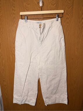 O'Neill Wide Leg Cropped length White Pants - Size 27